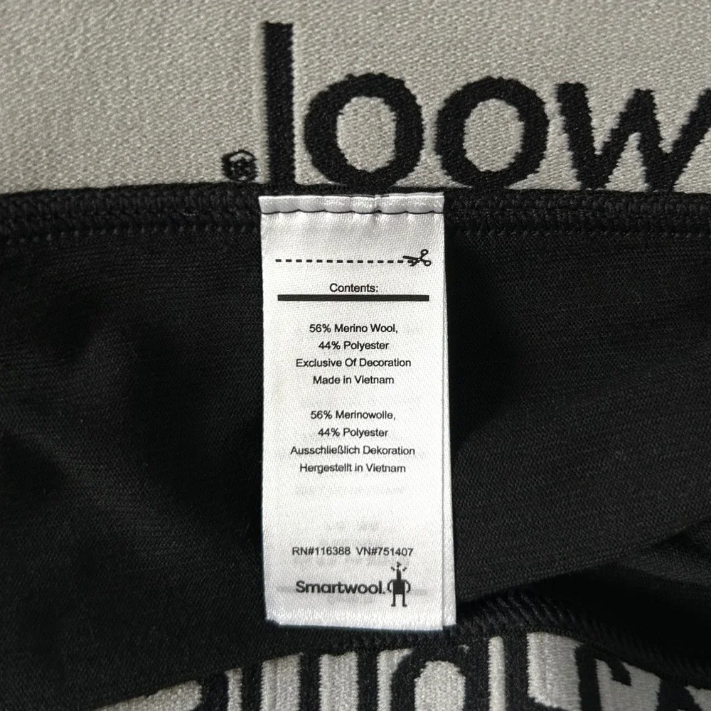 NWT Smartwool Men's MerinoSport 150 Boxer Brief Black M Wool Base Layer